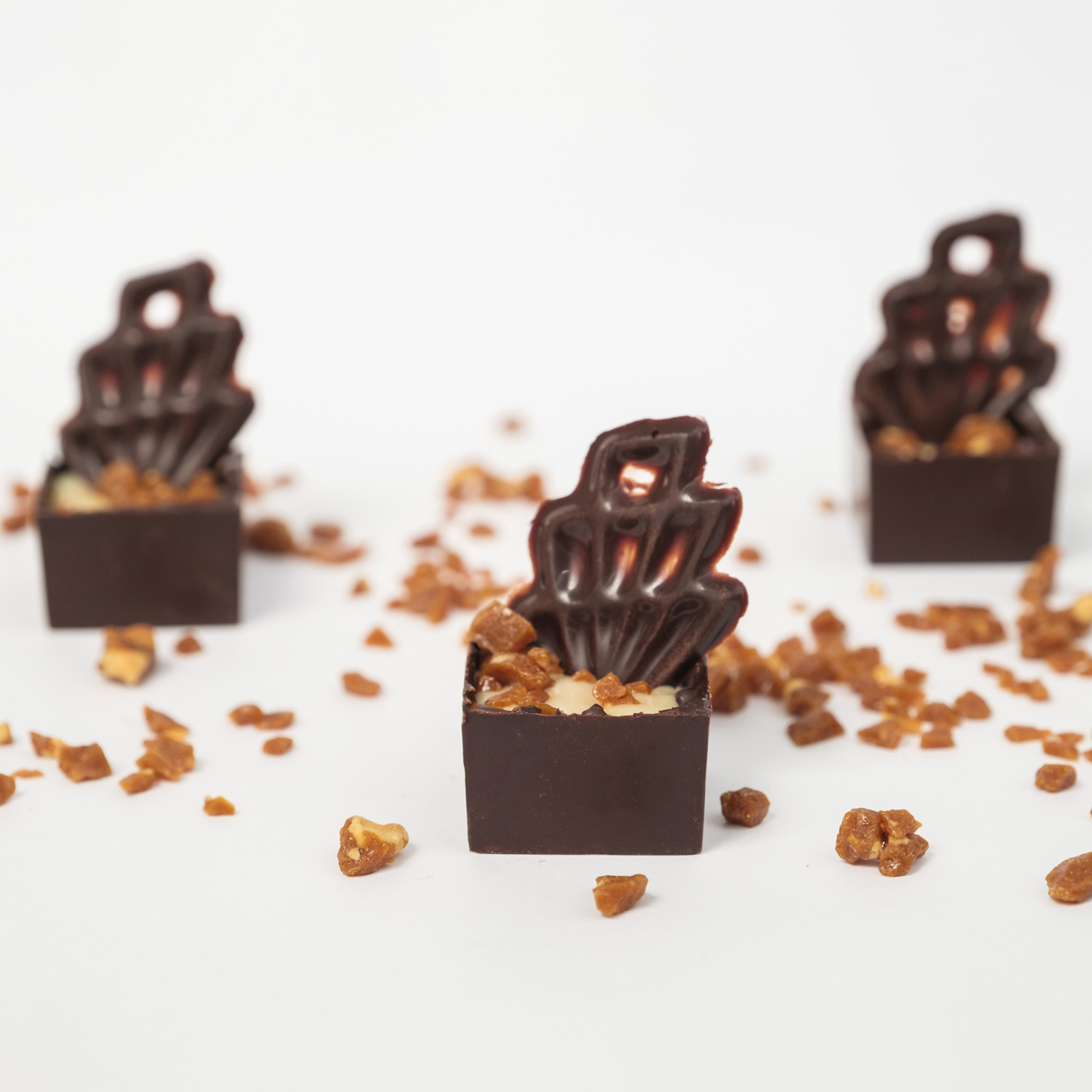 Vegano Quadrado Crocante - Ana Foster Chocolates